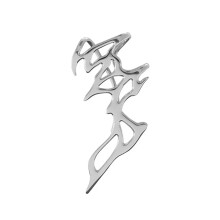 Metall-Flüssigkeitsfeuer-Ohrring, auffälliger