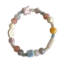 Bracelets de perles d'animaux bohémien, chaîne à main de lapin
