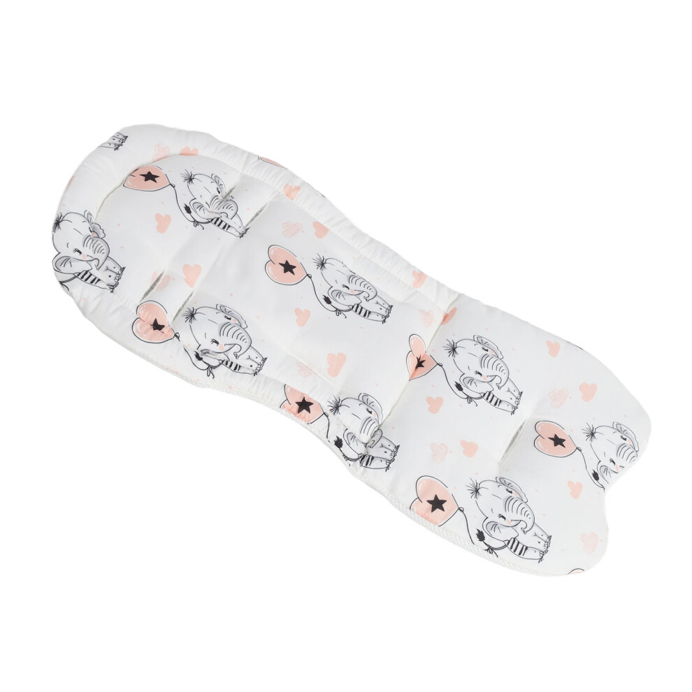 Baby Stroller Cushion Insert for Infants 34x61cm Back Support Cotton Pad