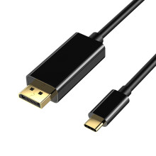Type-C Zu Patchkabel 4K Handy Tv Anschluss Schwarz 1,8 M