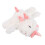 2Stk Einhorn Schnapp Armband Stoff Party 2
