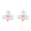 2Stk Einhorn Schnapp Armband Stoff Party 3