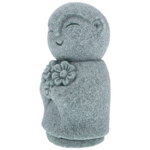 4Stk Zen Buddha Statue Aus Blauem Sandstein Ruhige Wohnkultur