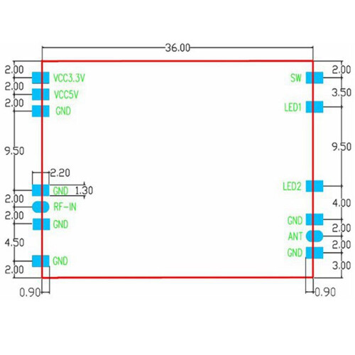 4X XQ-02A 2.4G 2W Dual Way Wifi Bi-Directional Signal Amplifer Boost Module Auto 1