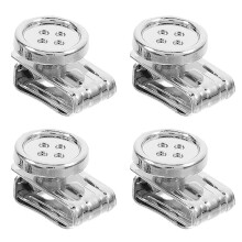 12Stk Silber Metall Clips Für Hosenträger Hosen Ohne