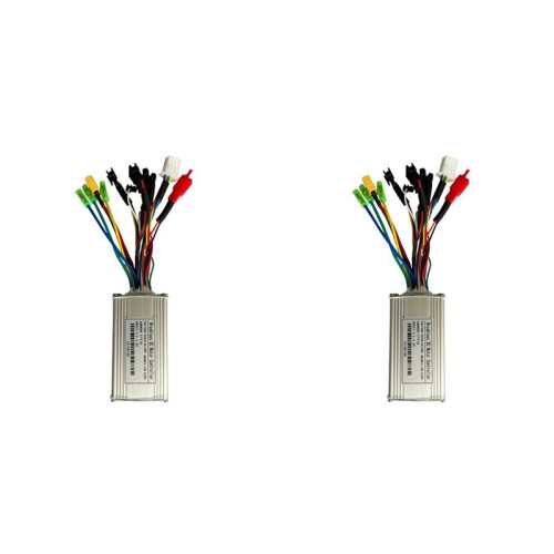 2X Electric Bike Controller 24V 36V 48V E-Bike Hall Controller 250W 350W 17A Controller Three Mode Sinewave