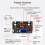 2X ZK-SJ20 Automatic Step  Down Module MPPT with LCD Display Buck Boost Converter Power Supply Module Adjustable Board 2