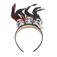2 halloween schädel stirnband, gruselig kostüm prop, kopfschmuck