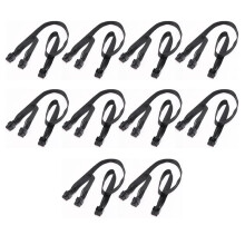 10X Cavo di Alimentazione CPU ATX da 8 Pin Maschio A Dual PCIe 8 Pin (6 + 2) Maschio per Alimentatore Modulare  RM/HX/CX-M