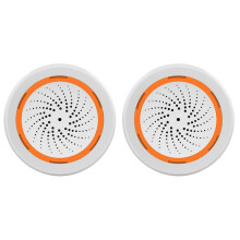 2X Sensor de Luz Y Sonido ZigBee NEO 90DB Sensor de Alarma de Sirena Incorporado Tuya  Life