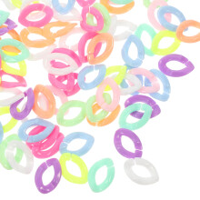 600Stk Strapazierfähige Acrylarmbandketten Schmuckaccessoires