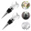 2Stk Robuster Legierungs-Weinverschluss in Silber Mit Kristall-Design 6