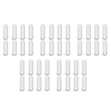 40Pcs 8mm x 30 mm PTFE Magnetic Stirrer Mixer Stir Bar Stir Rod Magnetic Laboratory Bar Stir Plate Bar Stir Plate Magnet