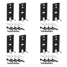 8X Soportes de Montaje en Pared de Acero Negro de Repuesto para OmniJewel Lifestyle 650 Y Surround Speakers 700