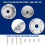 12X Universal Security Camera Junction Box Mount Bracket,Outdoor Use Waterproof Wall Ceiling Mount Cable Base Boxes 6