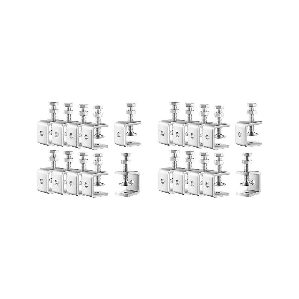 20X C Clamp Clamp 1 Inch Heavy Duty Metal U Clamps With Stable Wide Jaw Opening For Mounting Metal Woodworking 6033818939785