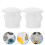 100St Witte Plastic Locking Hole Plugs Voor Meubels En Planken 9