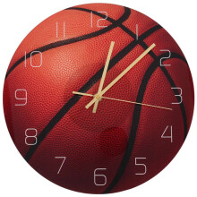 Basketball Acryl Leise Wand Uhr Schlafzimmer und Wohnzimmer Wecker Uhr Geburtstag Weihnachts Geschenke Geschenk für Raum Dekor