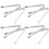 8 Stuks Rvs Handdoek En Voedsel 6