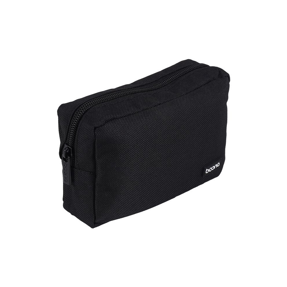 Boona Portable Travel Storage Bag Multifunctional Storage Bag For Laptop Power Adapter Power Bank Data Cable Charger Black 6032029527842