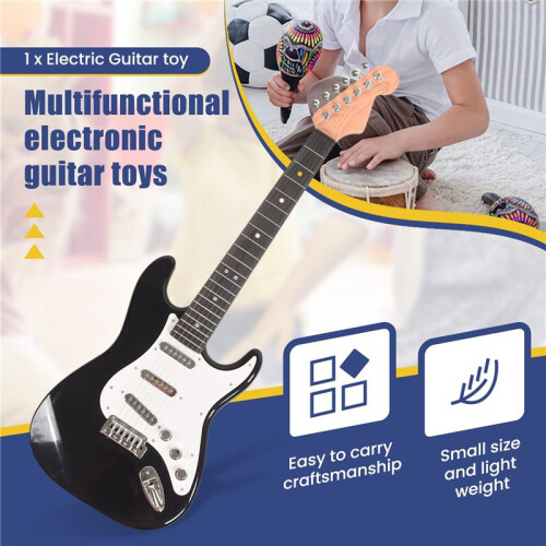 6 Strings Music Elgitarr Barn Musikinstrument Pedagogiska Leksaker för Barn 1