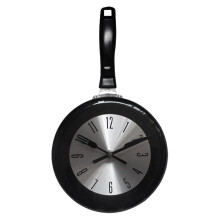 8 Pollici Padella Design Orologio da Parete Appeso Orologio da Cucina nel Metallo, Orologio da Parete Unico un Tema, per la Decorazione Della Stanza