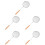 5St Handvat Rvs Colander Voor Keukengebrauk 9