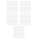 5St A7 Dagelijkse Wekelijkse Planner Navullingen Wit 6 Ring Pocket 9