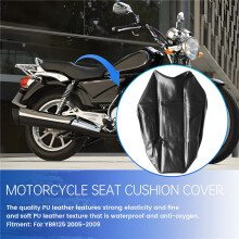 Motorrad Sitz Bezug Kunst Leder Weicher Schutz für  YBR125 2005-2009 YS150 YBR YB 125 YS150