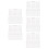 5St A7 Dagelijkse Wekelijkse Planner Navullingen Wit 6 Ring Pocket 10