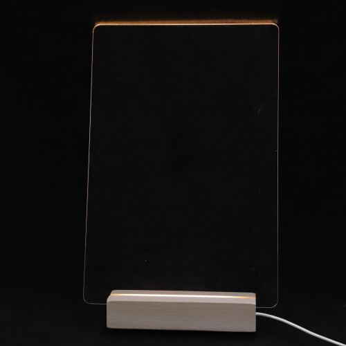 3Sets Multifunctioneel Wit Acryl Memo Bord Voor Studenten 1