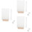 3Sets Multifunctioneel Wit Acryl Memo Bord Voor Studenten 8