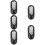 5St Compacte Potloodslijpers Abs+rvs Voor School En Tekenaars 10