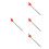 4St ABS Pointer Rood Leerkracht Vingerwijzer Voor Presentatie 8