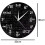 Math Wall Clock,Mathematics Clock,for Kids Math Formulas Icons Wall Clock Classroom Decor,Gift for Teacher 2