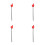 4St ABS Pointer Rood Leerkracht Vingerwijzer Voor Presentatie 6