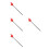 4St ABS Pointer Rood Leerkracht Vingerwijzer Voor Presentatie 4