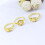 1Set 36X Ringen Goudkleur Assorti Doos Accessoire 11