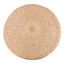 45Cm Yoga Mats Round Pouf Tatami Floor Pillow Cushion Straw Meditation Thickening Soft Yoga Equipment