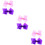 6St PVC Strik Haarclip Set , Kleurrijk Haaraccessoire 10