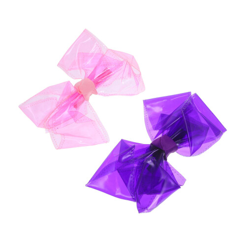 6St PVC Strik Haarclip Set , Kleurrijk Haaraccessoire 1