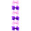 6St PVC Strik Haarclip Set , Kleurrijk Haaraccessoire 9