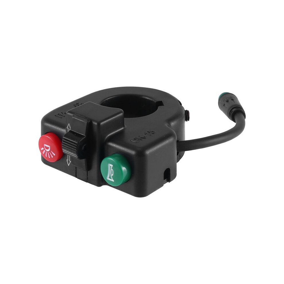 Electric Scooter Waterproof Handlebar Headlight Horn Turn Signal For M4/Pro Electric Scooter Accessories Black 6031569299868