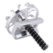 Vouwfiets Scharnier Klem Cnc Aluminium Legering C Gesp voor Fiets Scharnier Clip Fiets Accessoires,Zilver