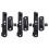 Locks Voor Deuren Bolt Latch Zwart RVS 3 Stuks 1