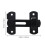Locks Voor Deuren Bolt Latch Zwart RVS 3 Stuks 2
