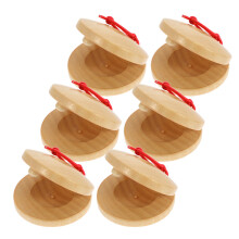 24St Kleine Khaki Castanets Party Favor Muziekinstrument