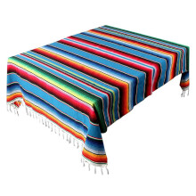 Manta Mexicana Alfombra de Picnic Sarape Arrojar Mantel Hot Rod para Fiesta de Yoga, 150X215Cm