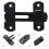 Locks Voor Deuren Bolt Latch Zwart RVS 3 Stuks 4