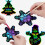 2Sets Zwart Xmas Scratch Paper Stick Kerst Feestdecor 11